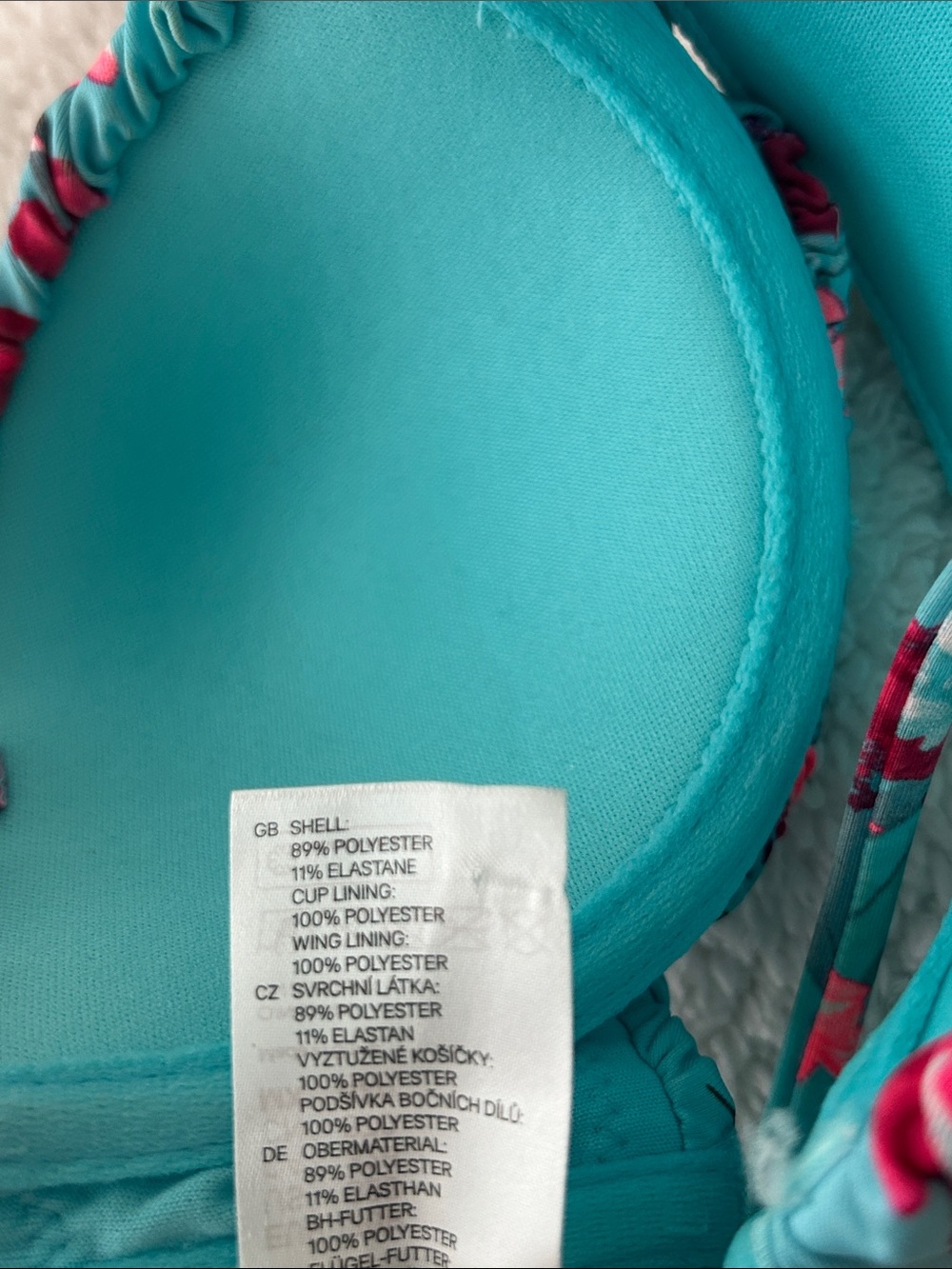 H&M Floral Bandeau Swim Top - Picture 4 of 9